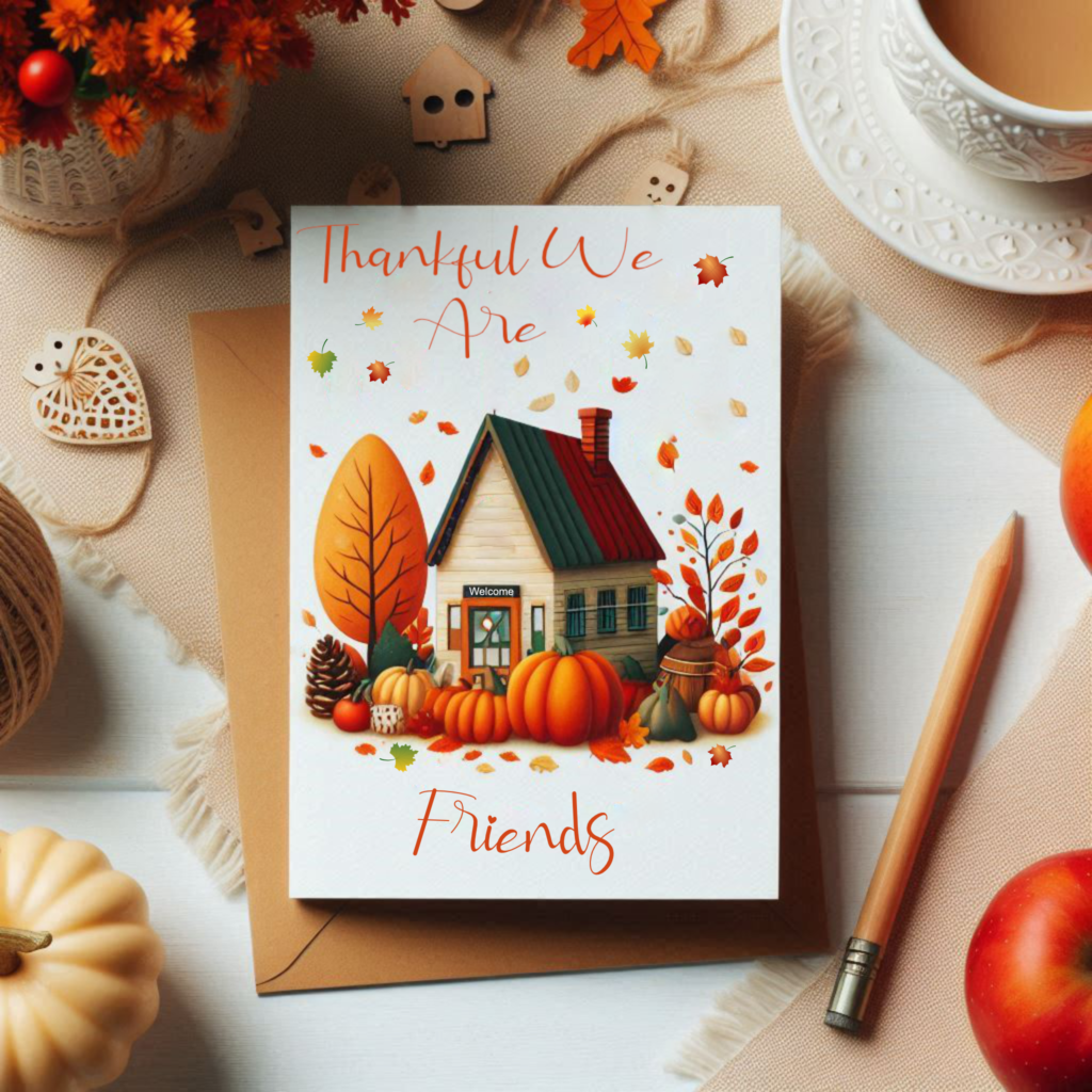 Fall Themed Greeting Card