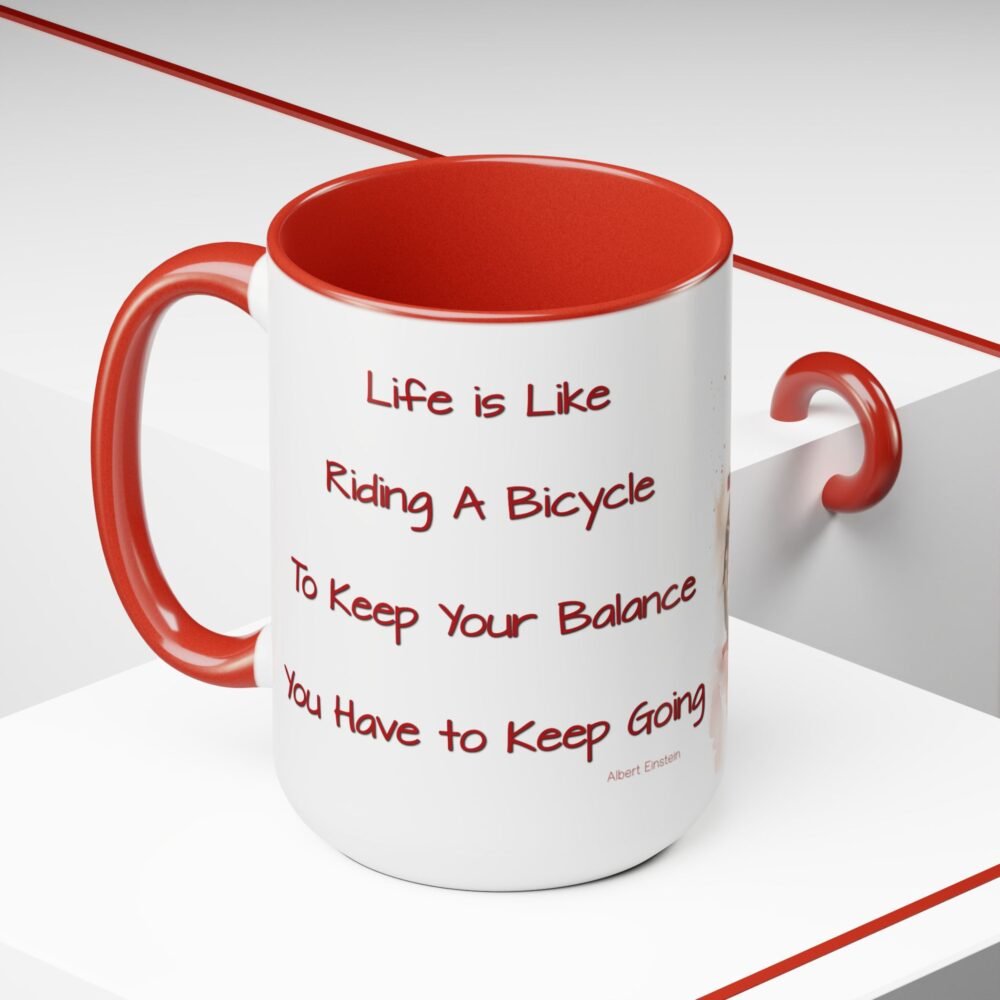 "Just Keep Going" 15oz Ceramic Mug - Image 7